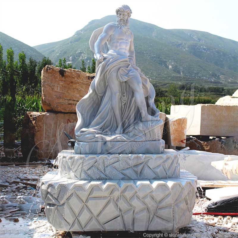 Sales Outdoor Garden Decoration Marble Oceanus Statue Water Fountain with top quality