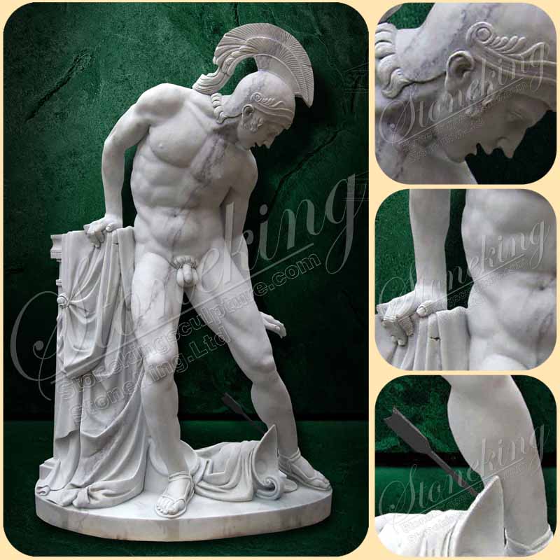 Famous Marble Achilles Wounded by the heel Statue for sale SK-10039
