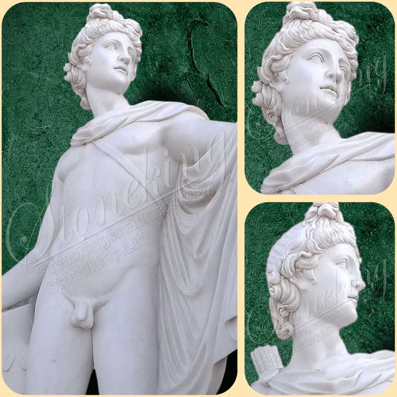Marble Greek God Apollo Belvedere Statue of Life Size replica for sale SK-10027