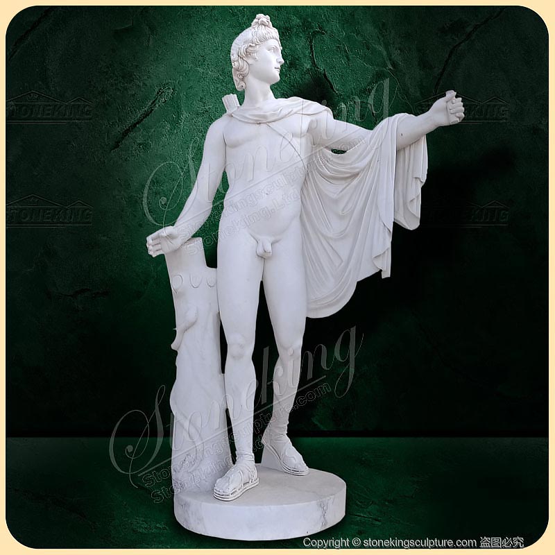 Marble Greek God Apollo Belvedere of Life Size Statue replica for sale SK-10027
