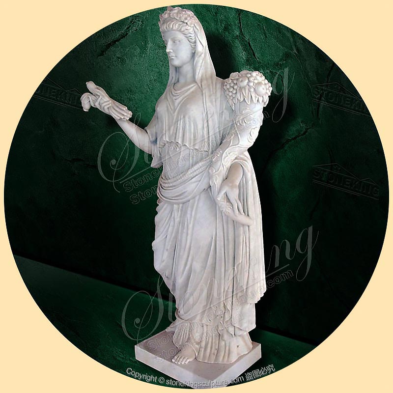 Life Size Marble Demeter Greek Goddess Garden Statue for Sale SK-10056