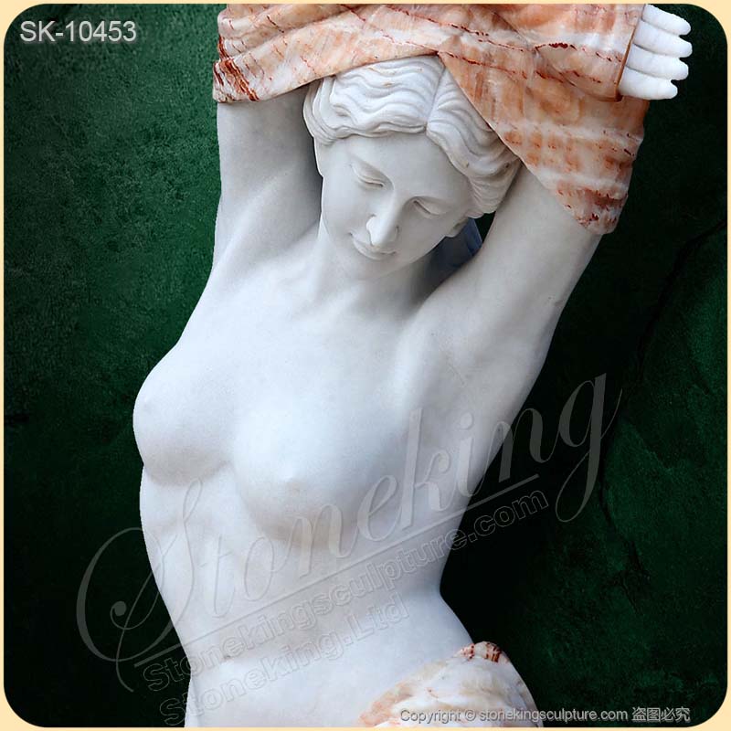 Top Quality Modern Art Sculpture of Marble Nude Female Sculpture for garden decoration for sale