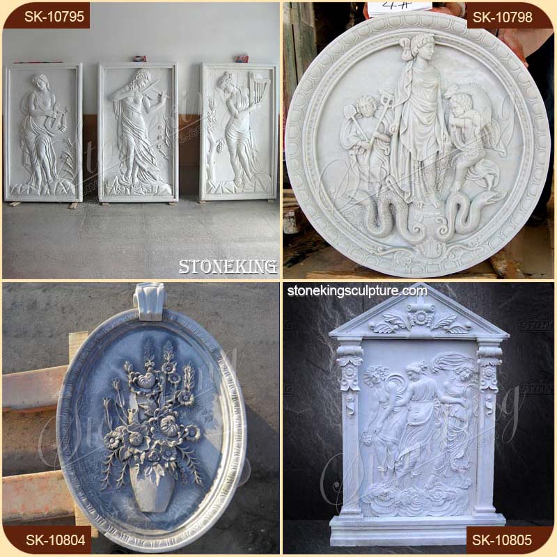 Factory Supplier Marble Religious Bas Relief Sculpture of Stations of the Cross for Church for sale