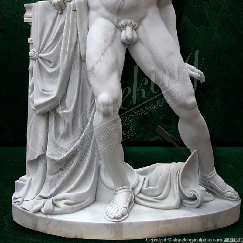 Famous Marble Achilles Wounded Heel Greek Statue for outdoor garden or home decor for sale