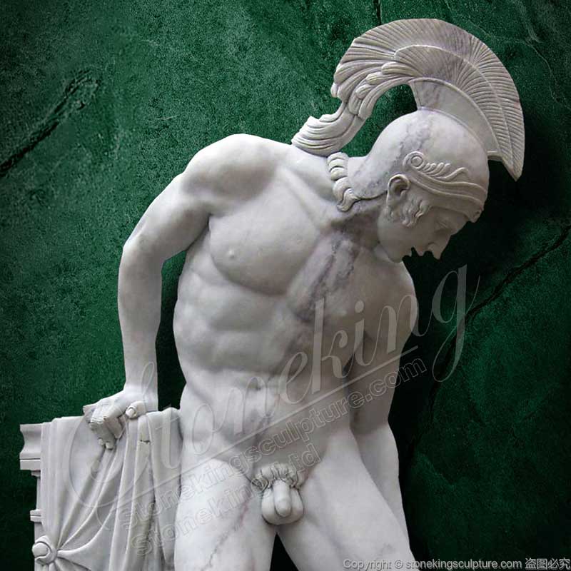 Famous Marble Achilles Wounded Heel Greek Statue for outdoor garden or home decor for sale