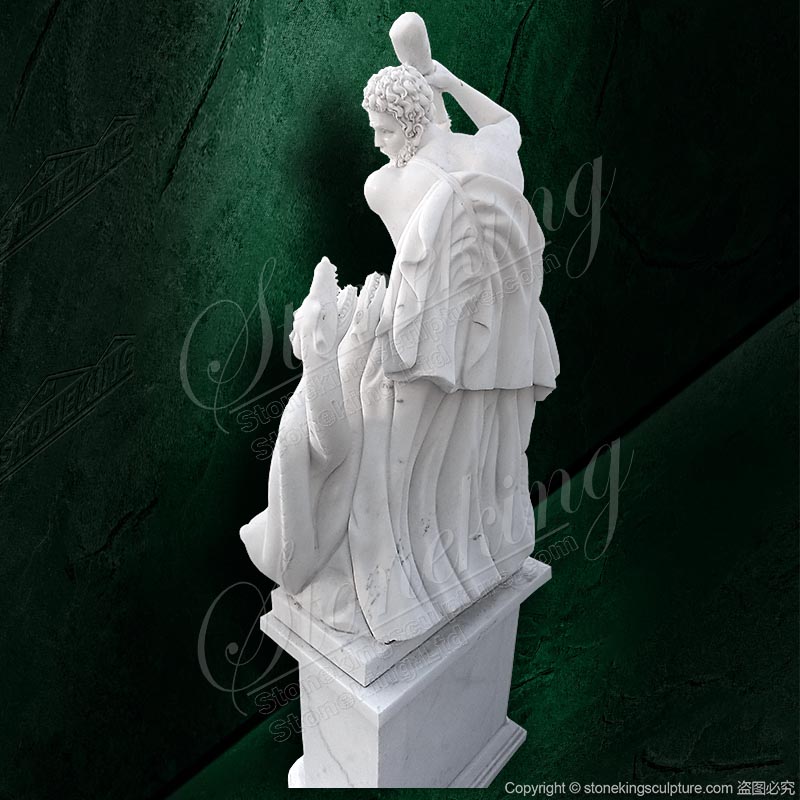 Marble Greek Statue of Hercules fighting with the Hydra for Outdoor Garden Decor of factory price