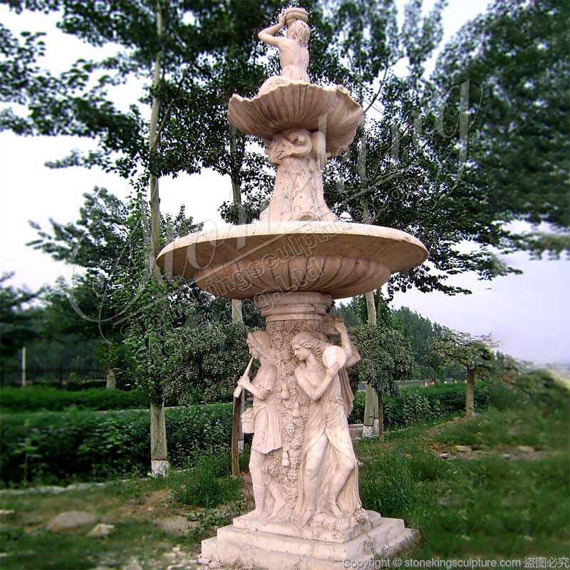 Large Outdoor Stone Triton Water Fountain for garden or patio decoration factory supply