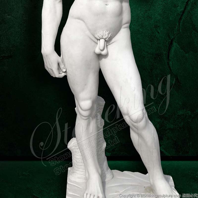 Hot Sale Life Size Famous Michelangelo Marble David Statue for outdoor garden decor or indoor ornaments