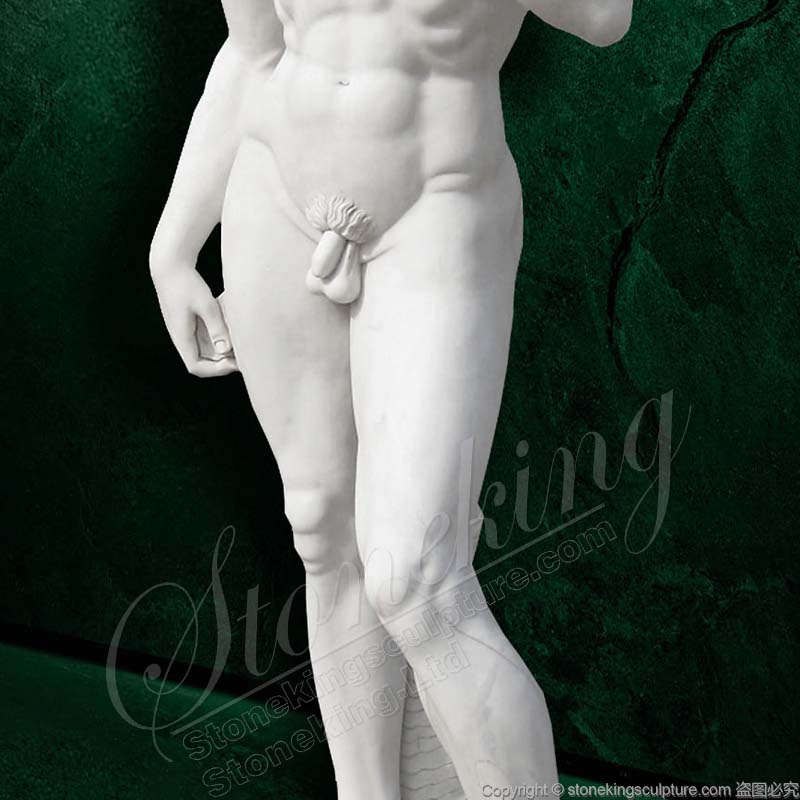 Hot Sale Life Size Famous Michelangelo Marble David Statue for outdoor garden decor or indoor ornaments