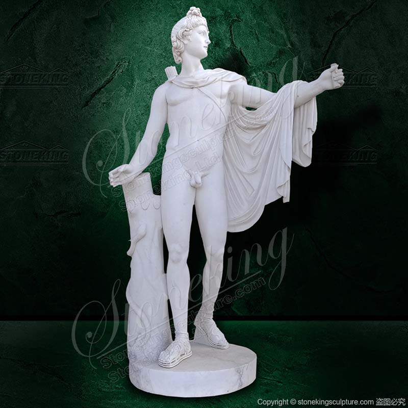 Famous Marble Greek God Apollo Belvedere of Life Size Statue replica factory supply