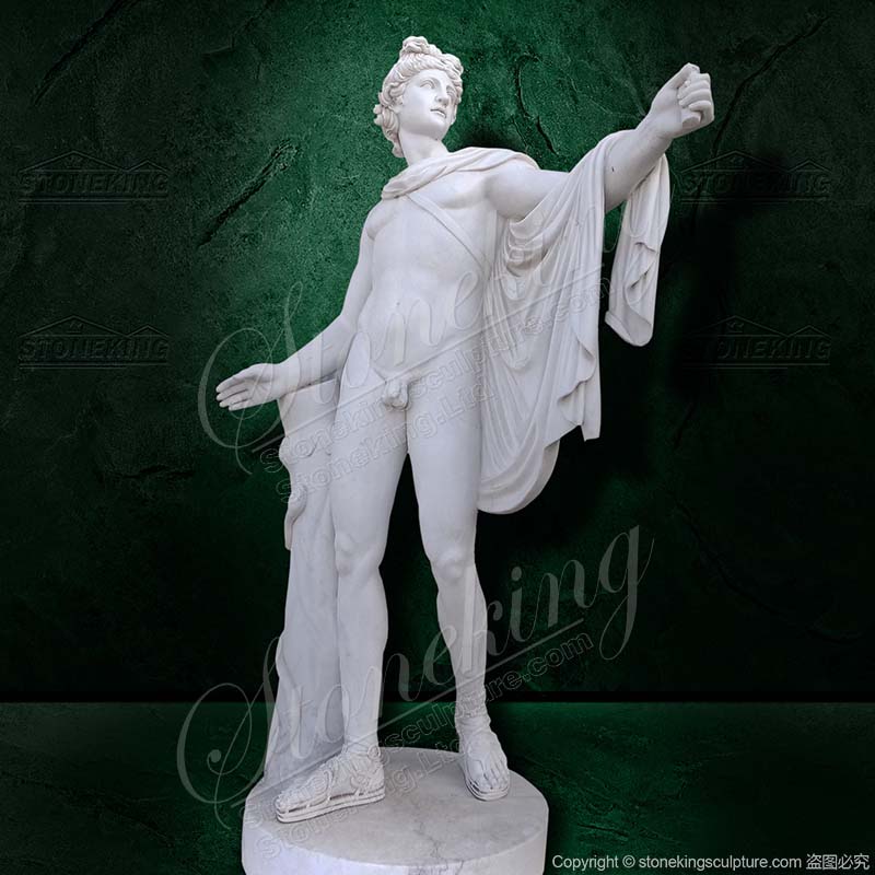 Famous Marble Greek God Apollo Belvedere of Life Size Statue replica factory supply