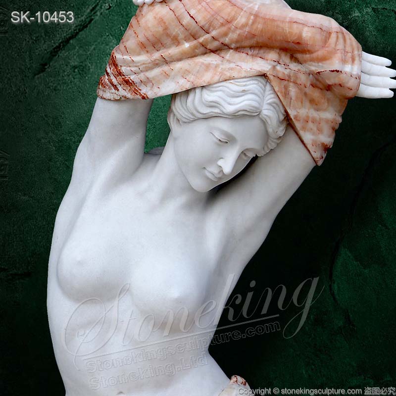 Top Quality Modern Art Sculpture of Marble Nude Female Sculpture for garden decoration for sale      