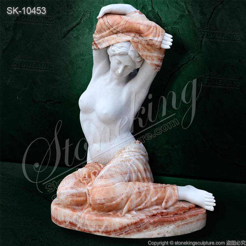 Top Quality Modern Art Sculpture of Marble Nude Female Sculpture for garden decoration for sale      