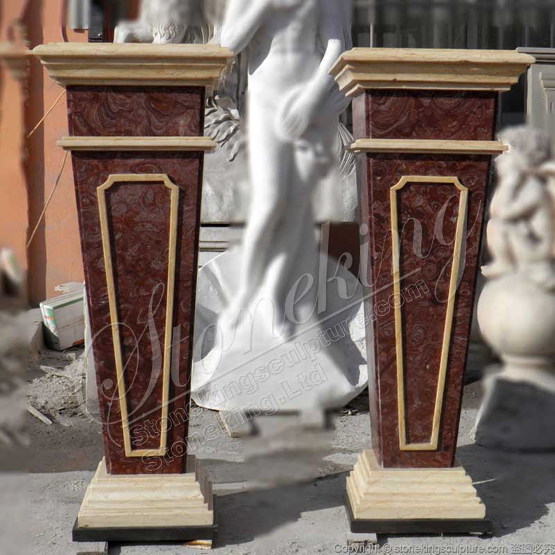 Manufacturer Solid Marble Pedestal Stand for Sculpture or Plant for sale 