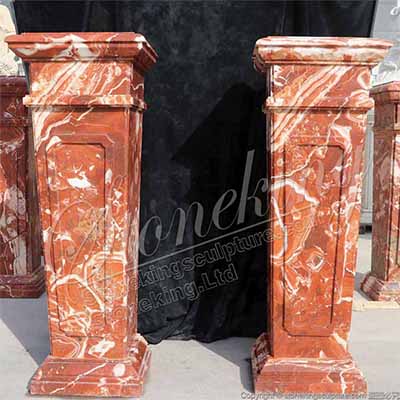 Factory Price Antique Marble Pedestal Stand for Statues and Sculptures for sale 