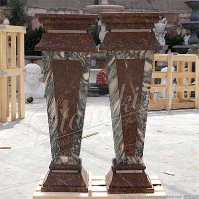 Wholesale Classical Design Vintage Marble Pedestals for Statue and Plant for sale 